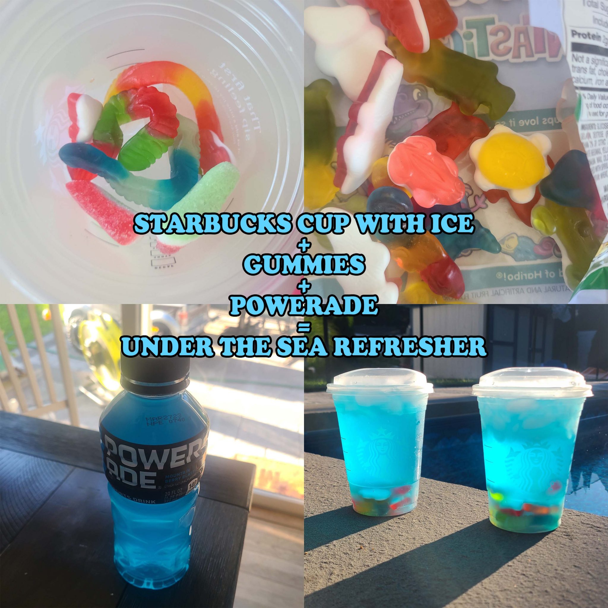 New Starbucks Under the Sea Refresher That Wasn't Chocolate