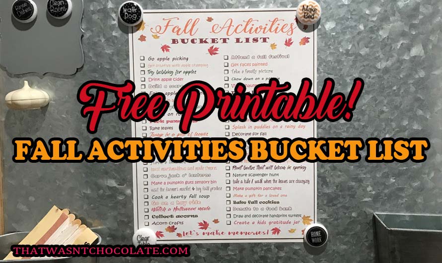 Our Ultimate Fall Bucket List – Free Printable!